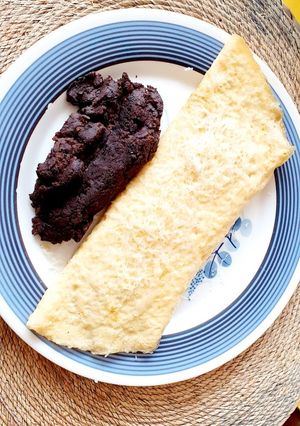 Una foto de Omelette de champiñones