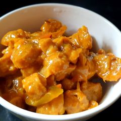 A picture of Healthy curry | soya chunks curry.