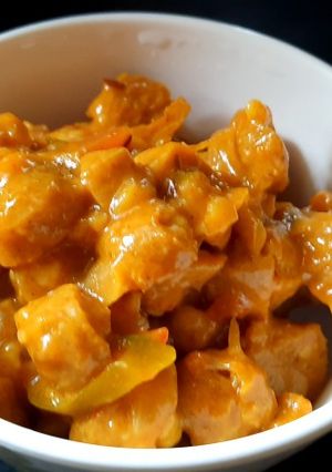 A picture of Healthy curry | soya chunks curry.