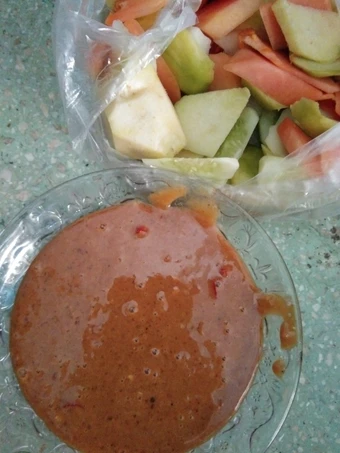 Cara Mudah Membikin Resep Rujak dulet/rujak petis madura yang Uenak Anti Ribet, Bikin Ngiler