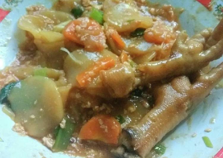 Resep Seblak ceker endesss spesial Anti Gagal