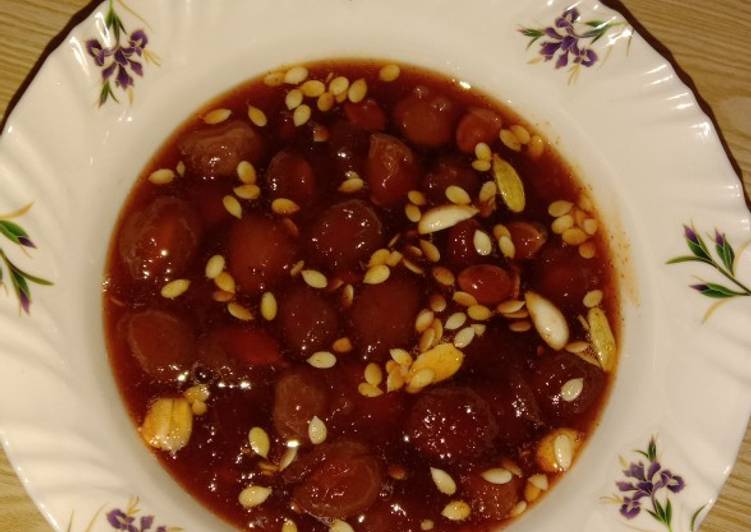 Recipe: Appetizing Dry Aloo Bukhara chutney