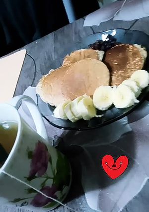 Una foto de Hotcakes de avena fit