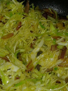 A picture of Sauteed cabbage.