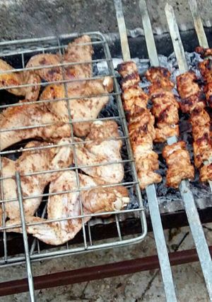 صورة لوصفة كباب شيش طاووق