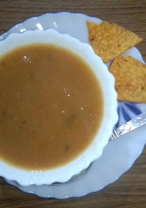 A picture of Carrot And Cauliflower Soup.