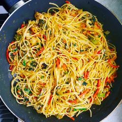 A picture of Spaghetti.