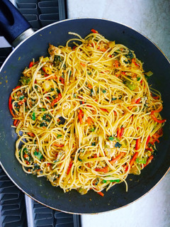 A picture of Spaghetti.