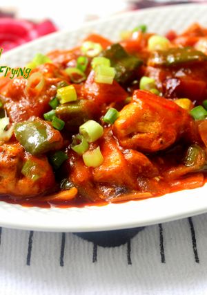 A picture of Chilli Chicken Healthy No Fry Recipe.
