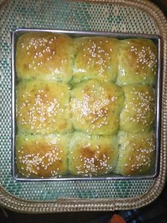 Foto resep Roti sobek pandan isi coklat