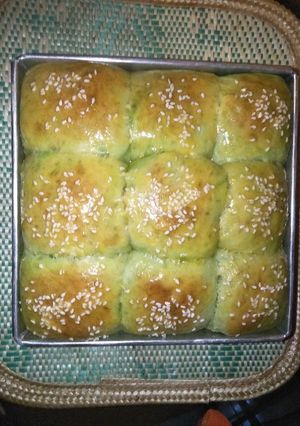 Foto resep Roti sobek pandan isi coklat