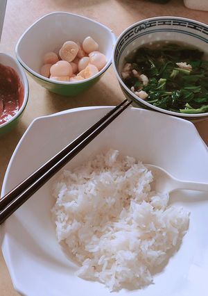 Hình của món Canh rau nấu tôm, cà pháo.