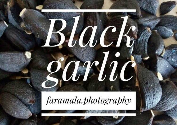 Black garlic (herbal panjang umur)