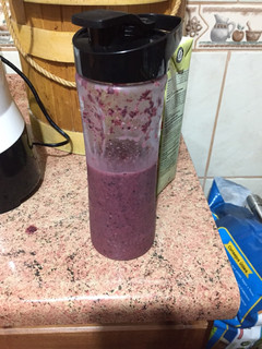 Una foto de Smoothie arándano