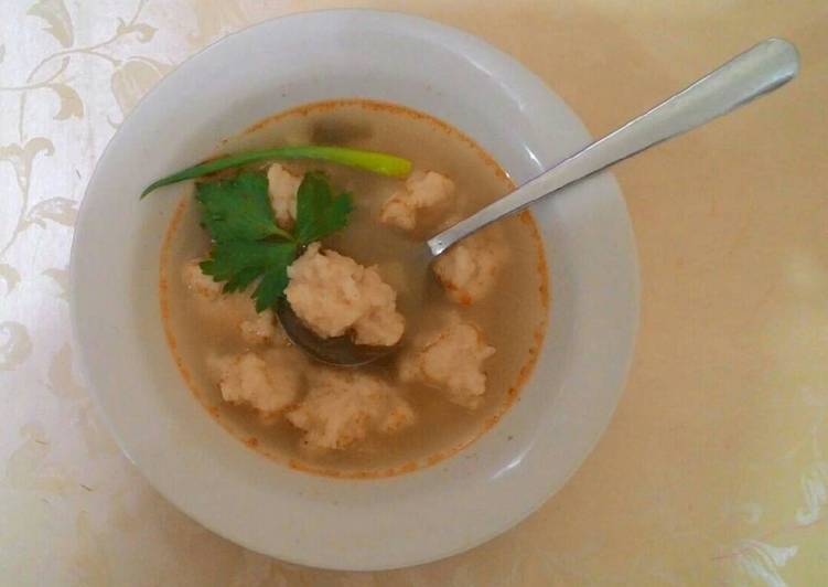 Tekwan Ikan Gabus a la Ika