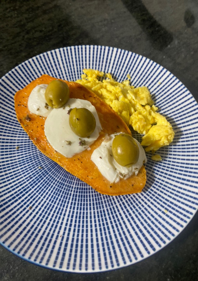 Una foto de Tosta de boniato 😋😋