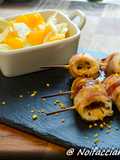 Involtini di orata pancettati con insalata di finocchi e arancia
