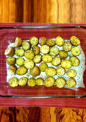 Una foto de Papas asadas al horno