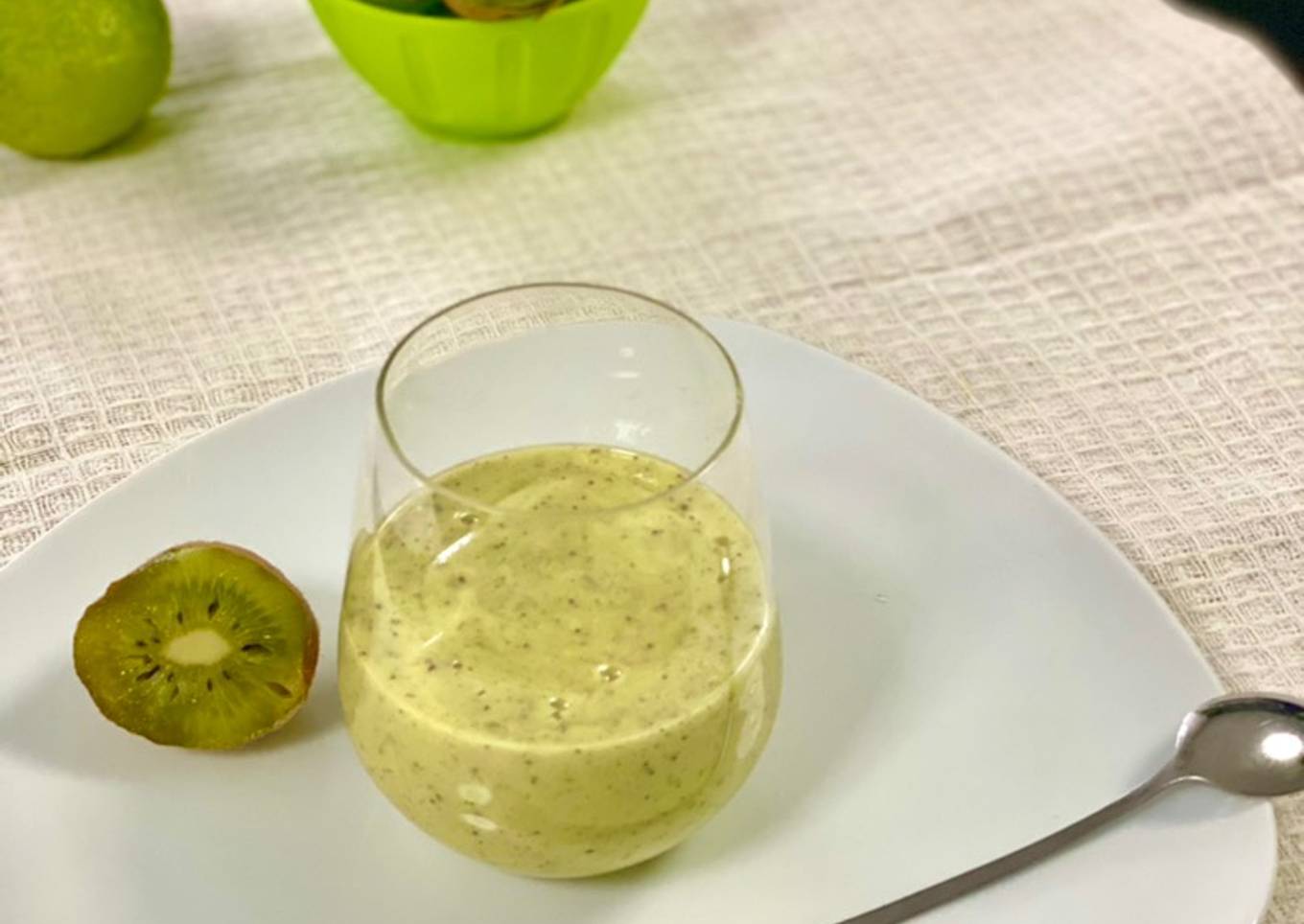 Smoothie kiwi fromage blanc