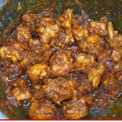 A picture of Tasty chicken fry.