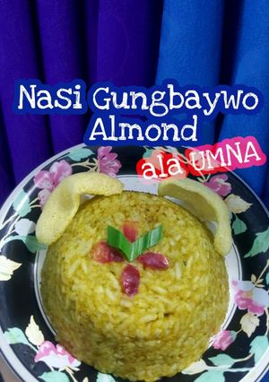 Foto resep Nasi Gungbaywo Almond ala UMNA