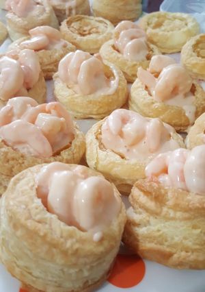 A picture of Vol au vents.