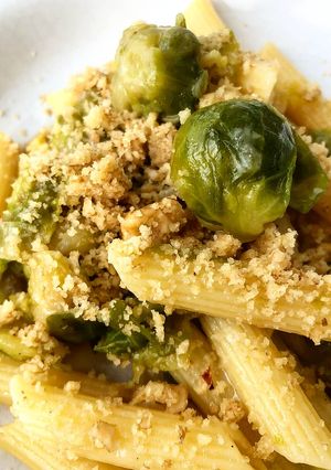 Foto di Penne con cavoletti di Bruxelles