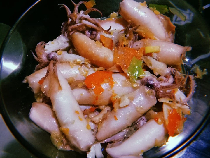 Cara Mudah Membikin Resep  Cumi asin pedes manis yang Sempurna, Lezat Sekali