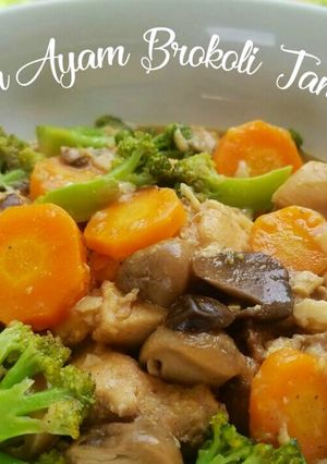 Foto resep Cah Ayam Brokoli Jamur