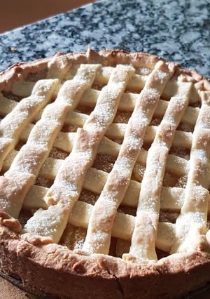 Una foto de Tarta de manzana