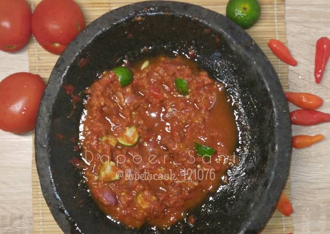 Resep Sambal Tomat Terasi Mentah Oleh Dapoer Santi Cookpad