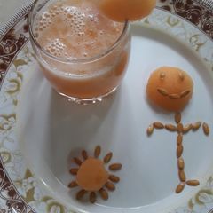 A picture of Musk melon shake.