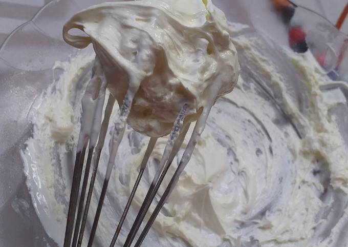 Whipped Cream (resep Dalgona Cream, no mixer)