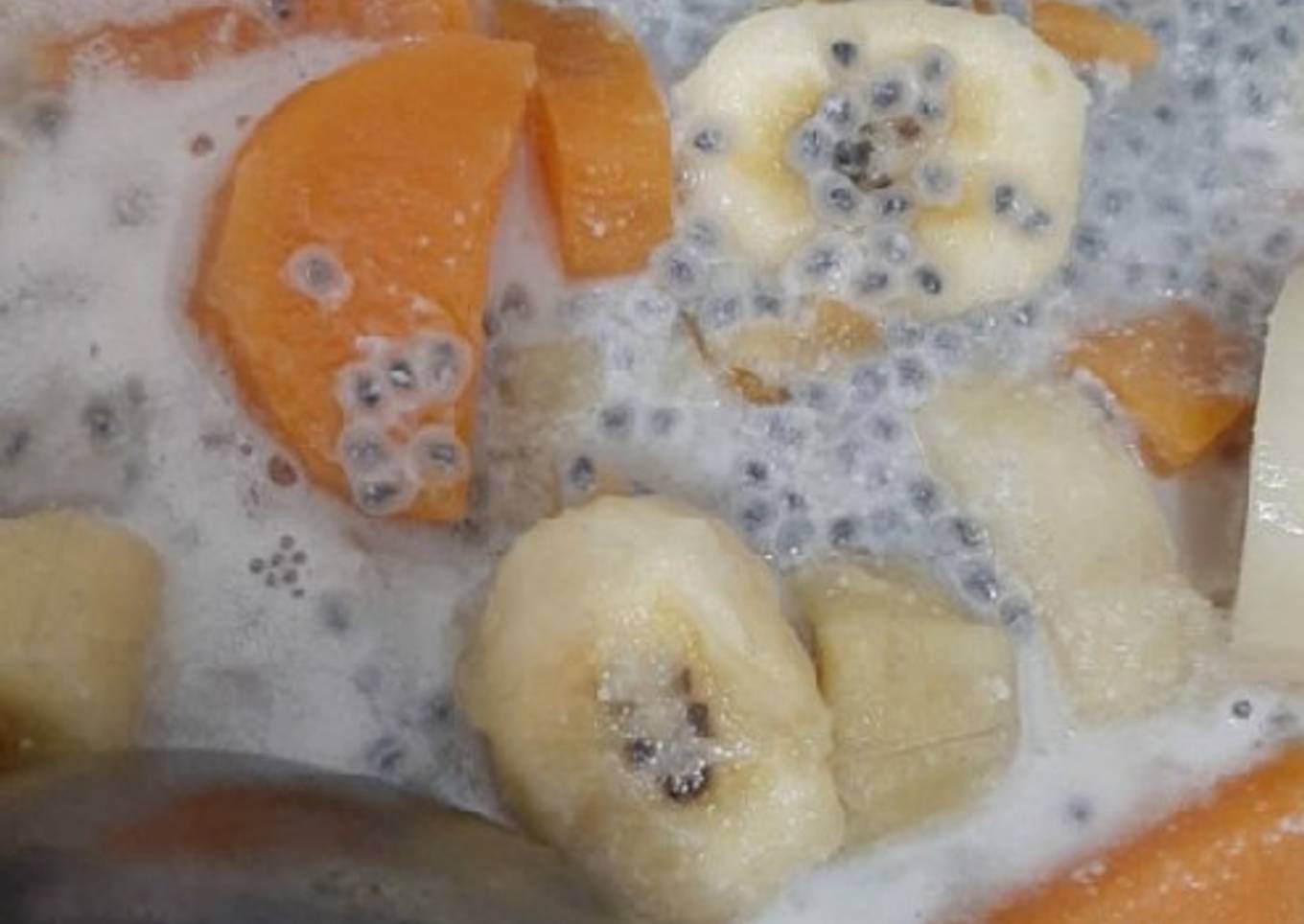 Kolak Labu Pisang Fiber creme