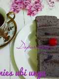 Brownies ubi ungu