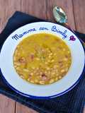Zuppa di farro e fagioli con speck