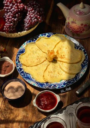 عکسی از دستور کرپ صبحانه