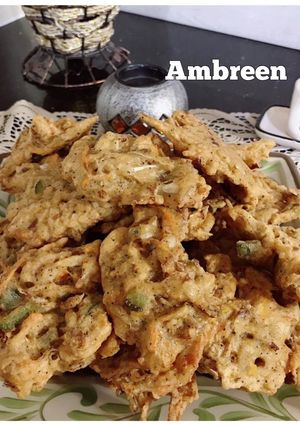 A picture of Chinese Chicken Vegetable Pakora 😋.