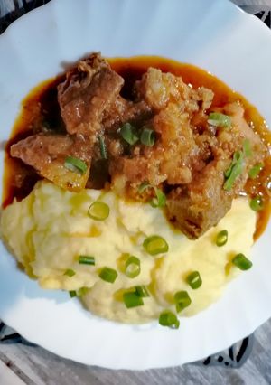 O poză a rețetei Pulpă de porc în sos.