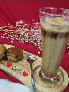 عکسی از دستور شیر موز موکا 😋