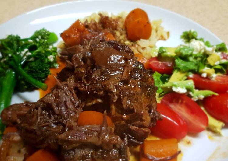 Braised Oxtail in Red wine