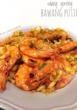 Foto resep Udang goreng bawang putih