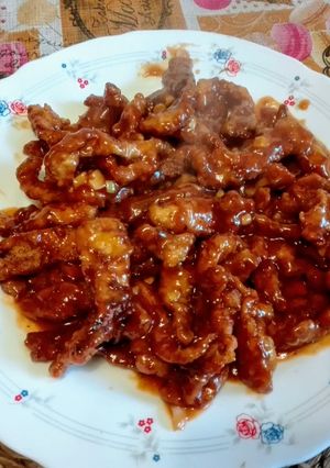 Foto principal de Lomo de cerdo en salsa agridulce