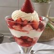 Copa Clásica De Frutillas Con Crema