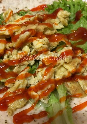 Gambar Egg Tortila Wrap 🥬