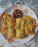 Tempe mendoan sambel kecap