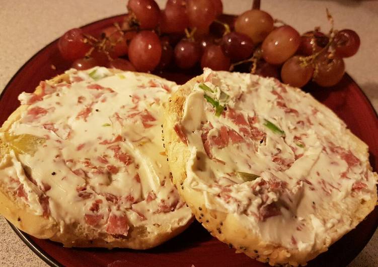 Steps to Prepare Any-night-of-the-week Cheese ball bagel