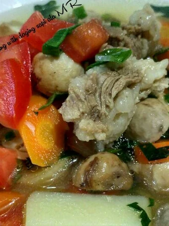Langkah Mudah untuk Membuat Resep Sop jamur,wortel,kentang with daging sapi ala MR Anti Ribet, Enak Banget
