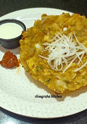 A picture of Radish thepla.