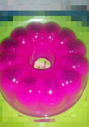 Foto resep Puding buah naga